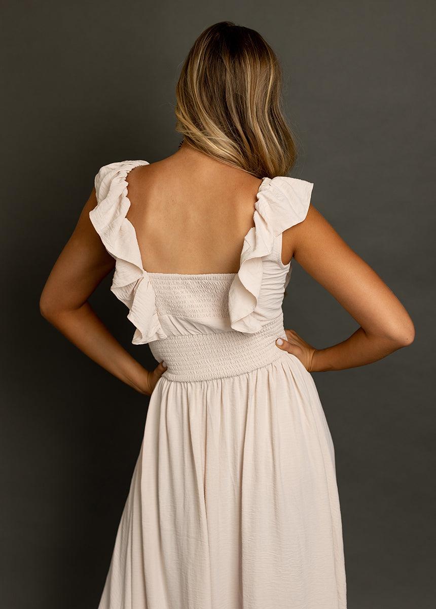 Dawn Dress in Ecru Female Product Image