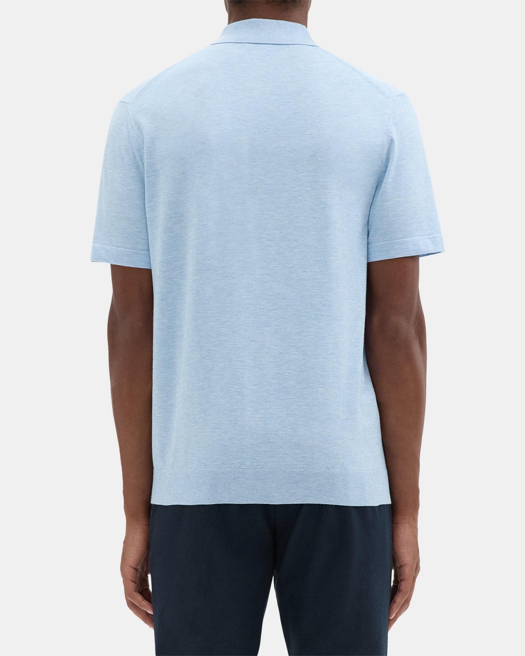 Polo Shirt in Stretch Viscose Product Image