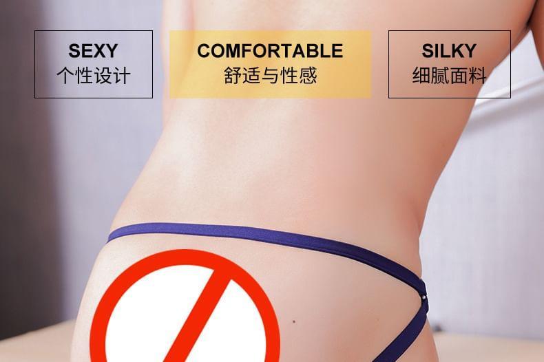 Plain Mesh Thong Product Image