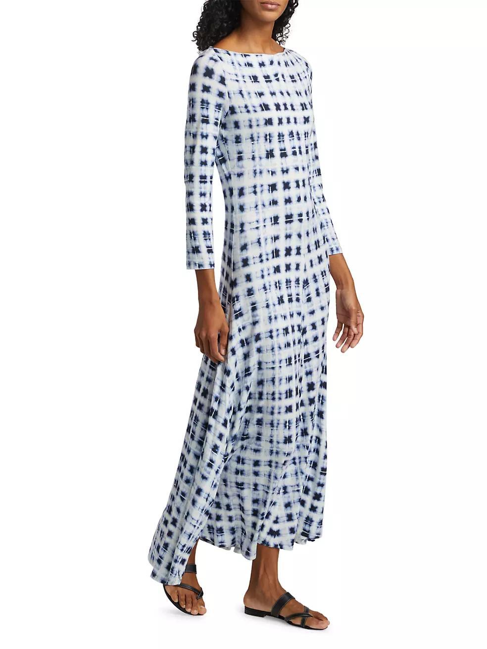 Jen Printed Jersey A-Line Dress Product Image