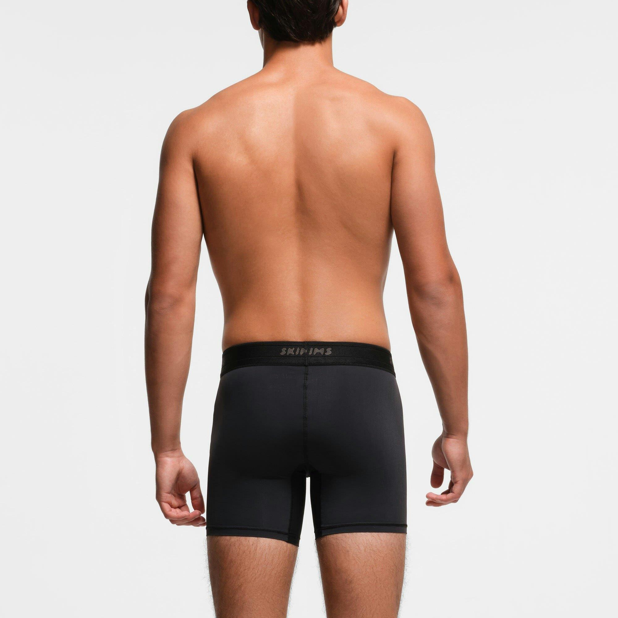 SKIMS SPORT MENS 5" BOXER BRIEF 3-PACK | OBSIDIAN Product Image