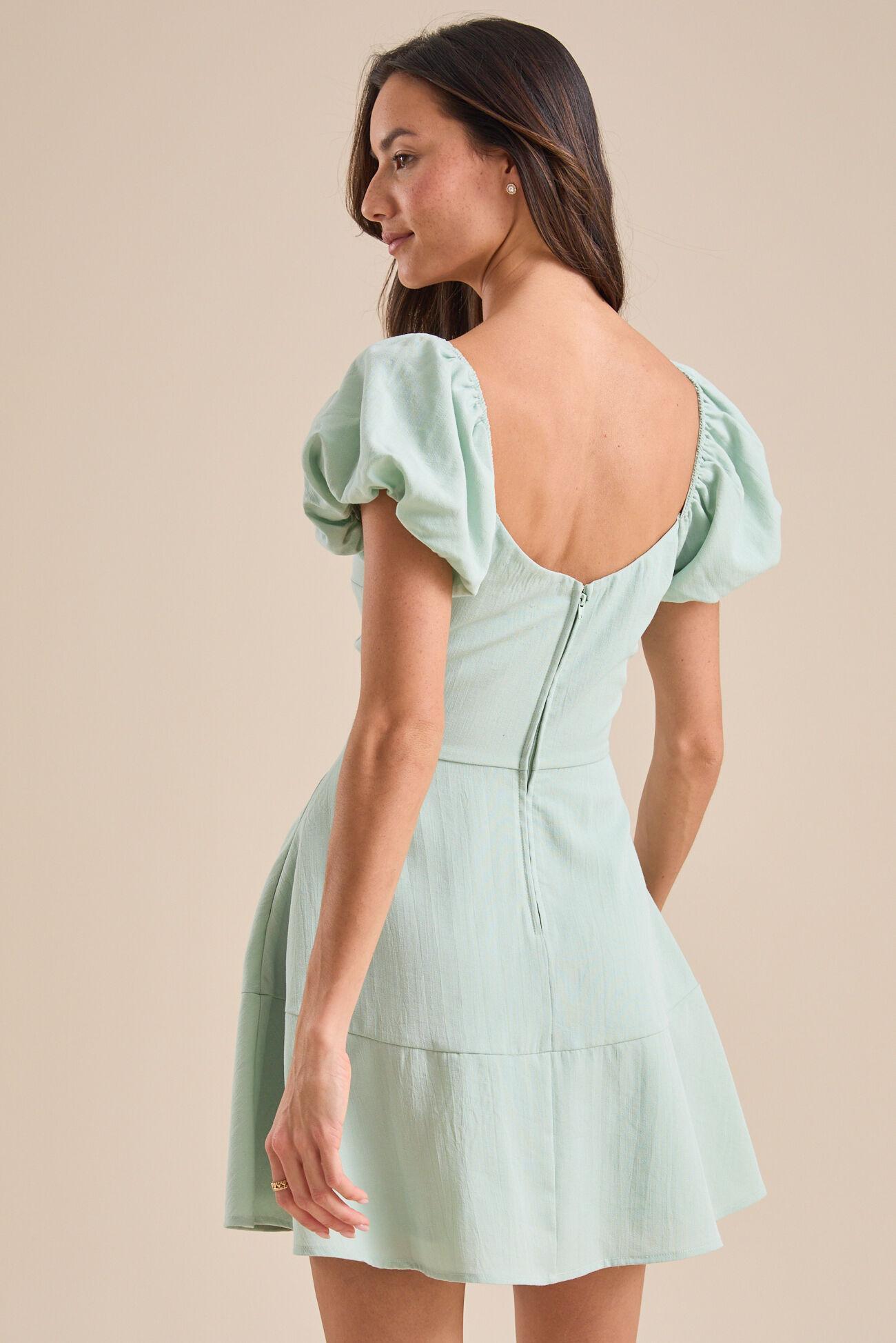 Carinna Knot Mini Dress Product Image
