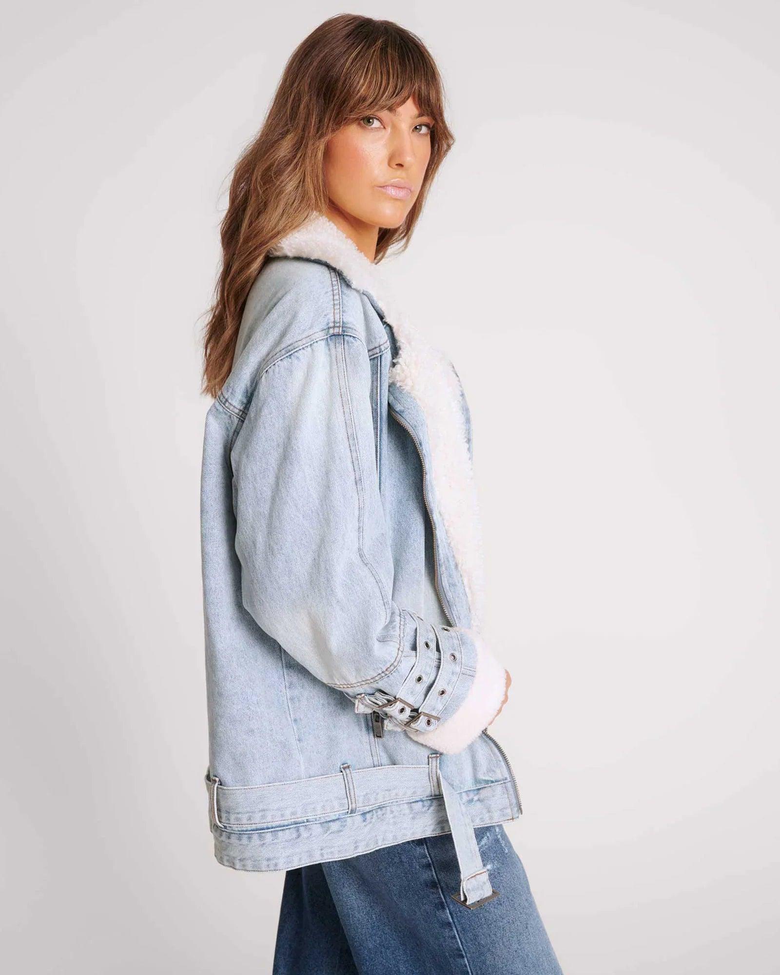 Salty dog denim jacket Product Image