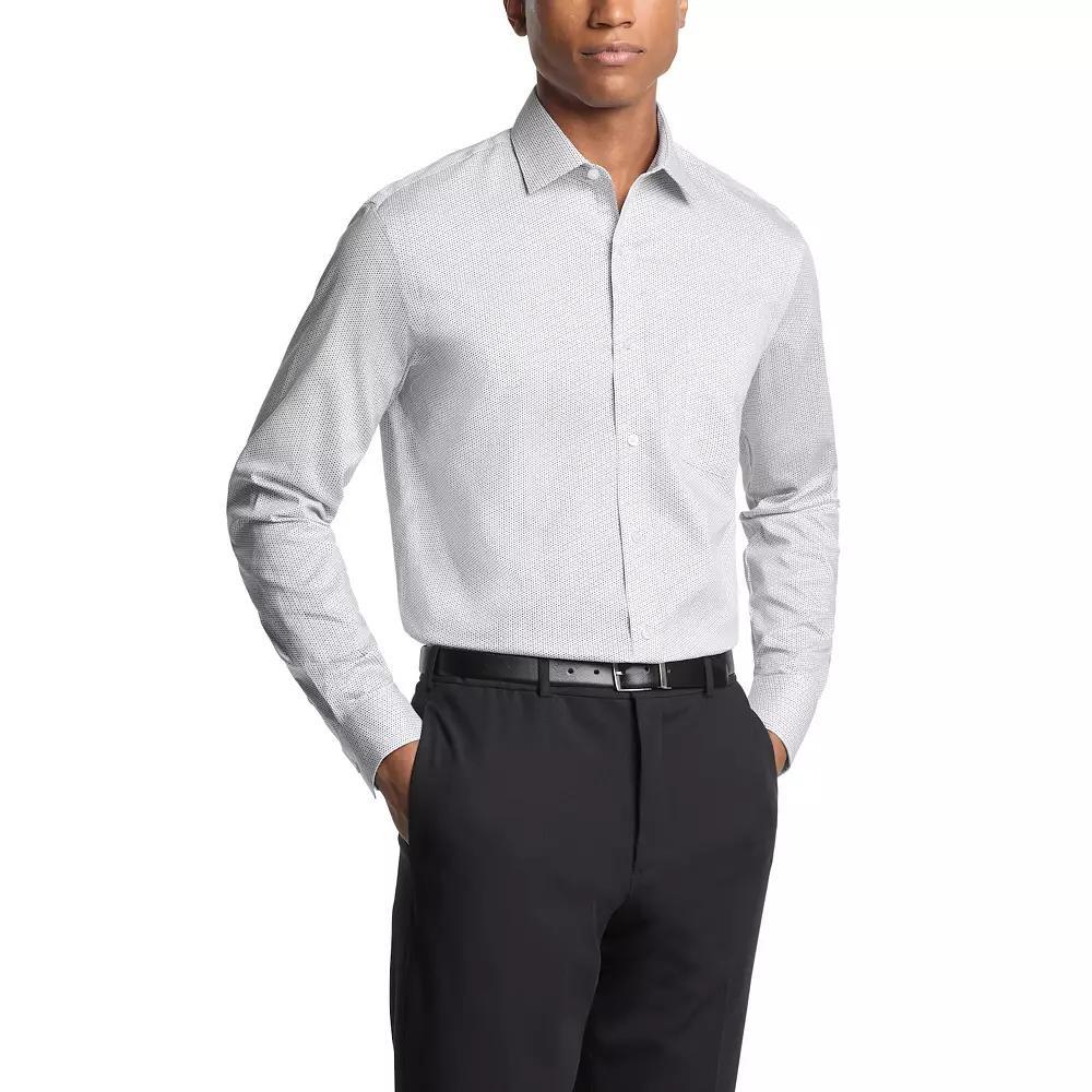 Men's Van Heusen Regular-Fit Ultra Wrinkle Free Dress Shirt, Size: Medium-32/33, Blue Team Product Image