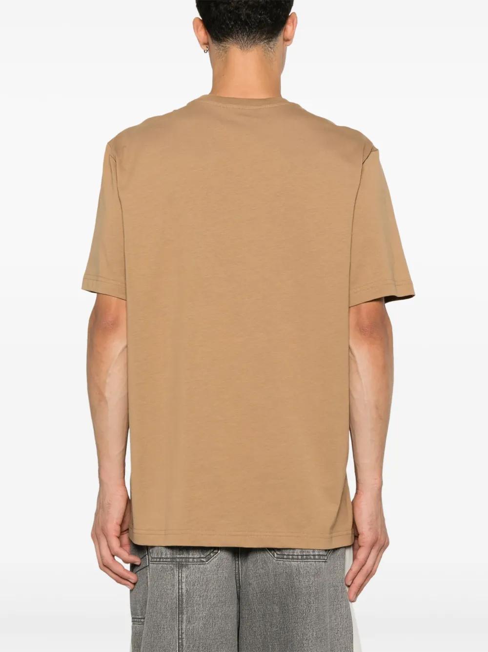 logo-embroidered printed T-shirt Product Image