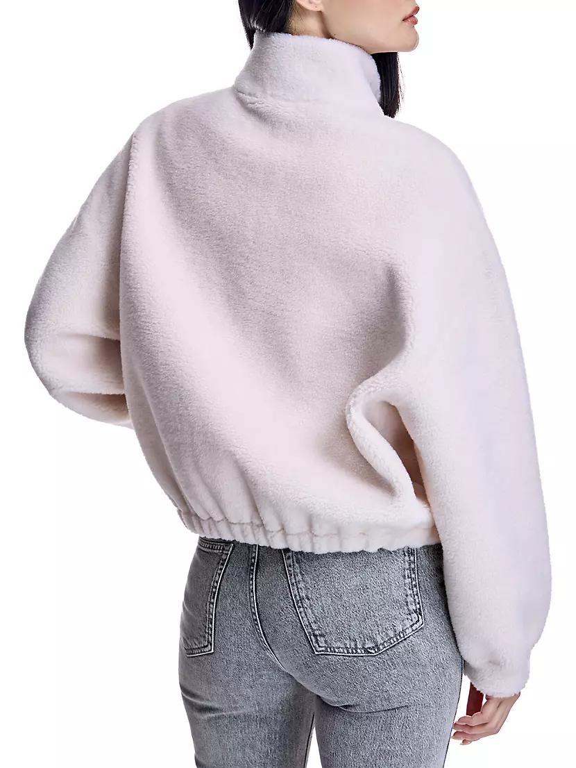 Womens Cropped Lambswool Jacket Product Image