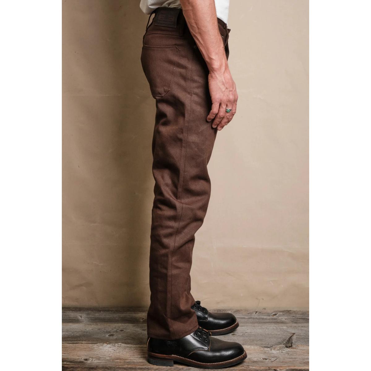 Portola Dark Brown Denim Product Image