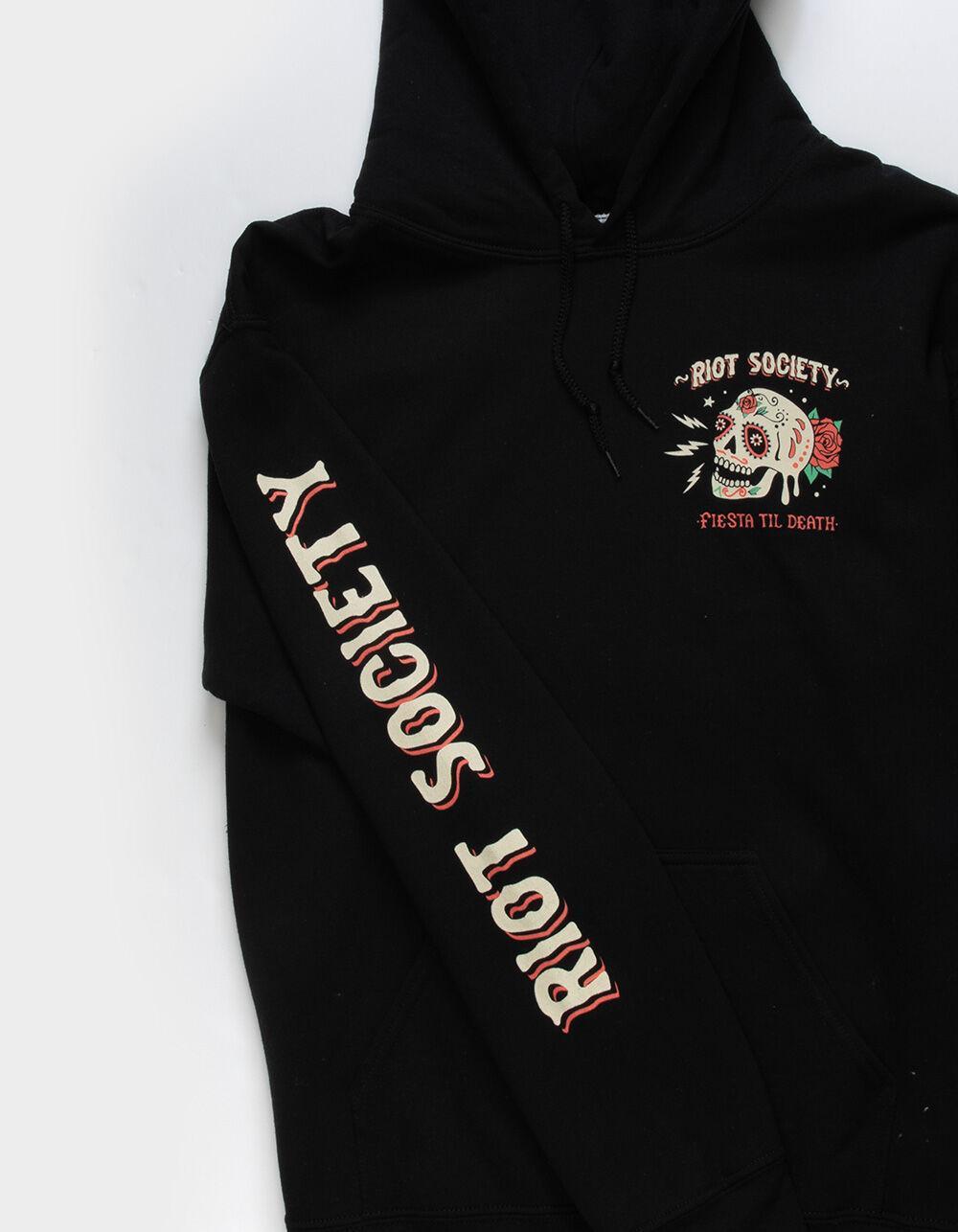 RIOT SOCIETY Fiesta Till Death Mens Fleece Hoodie Product Image