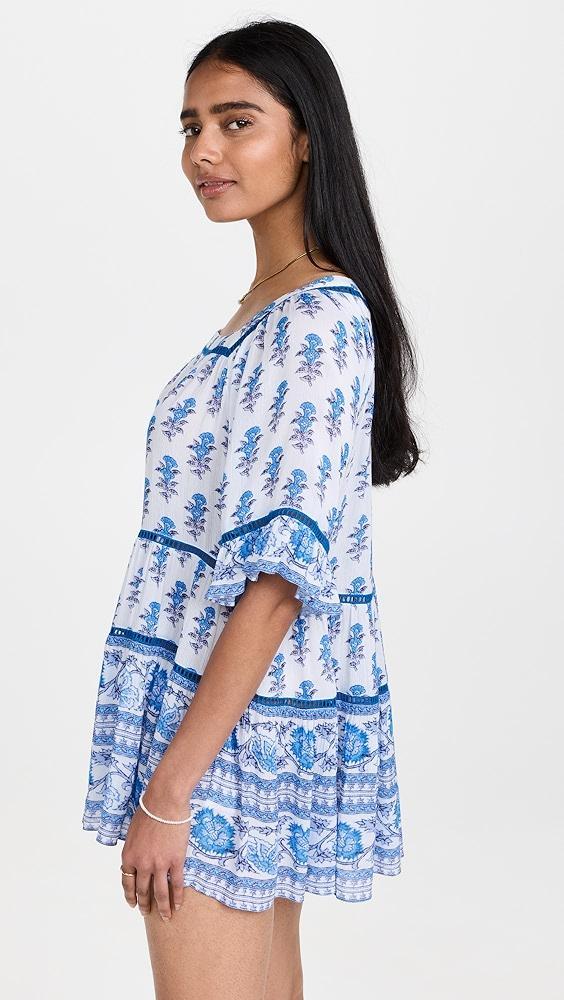 Playa Lucila Drop Waist Border Print Dress | Shopbop Product Image