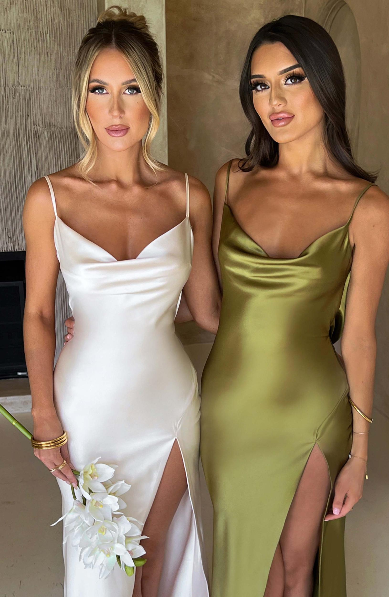 Celestina Maxi Dress - Khaki Product Image