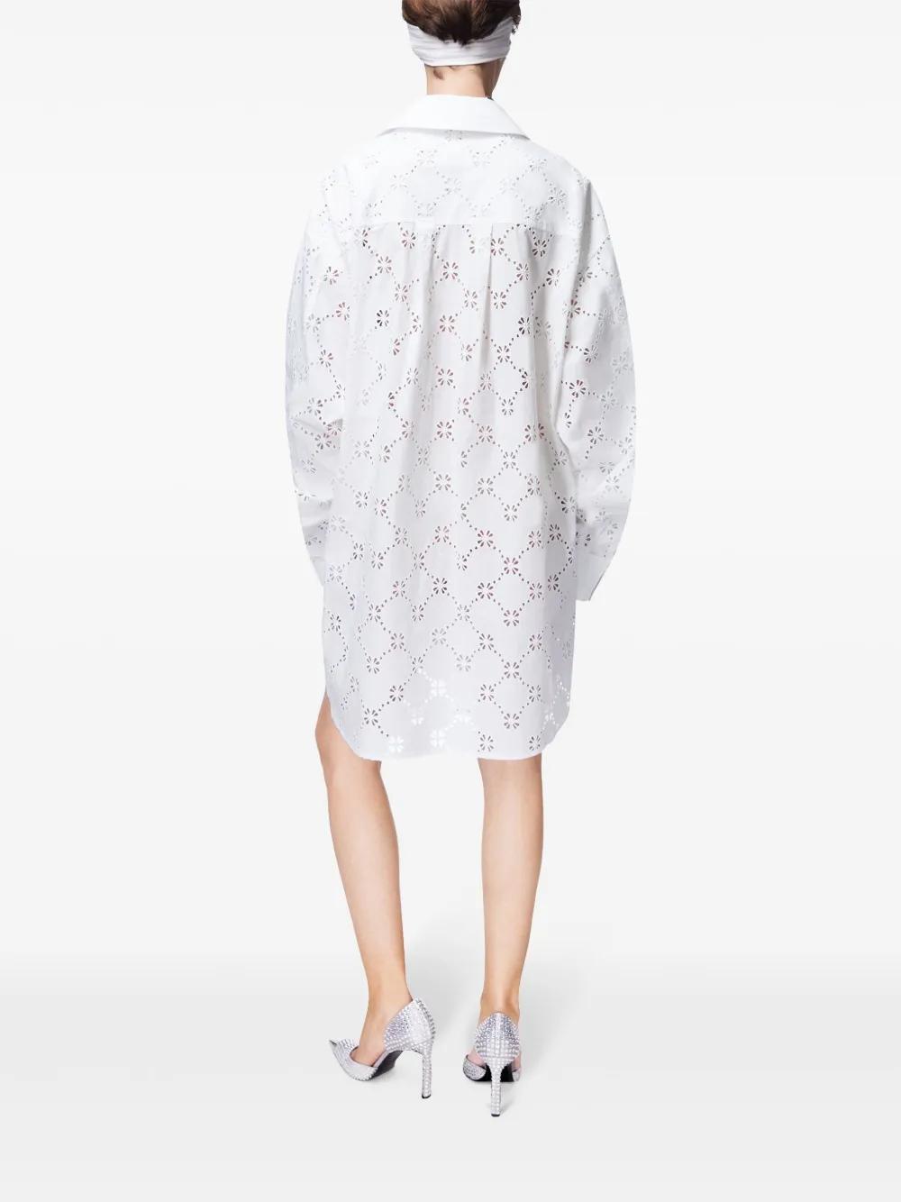 broderie anglaise shirt dress Product Image
