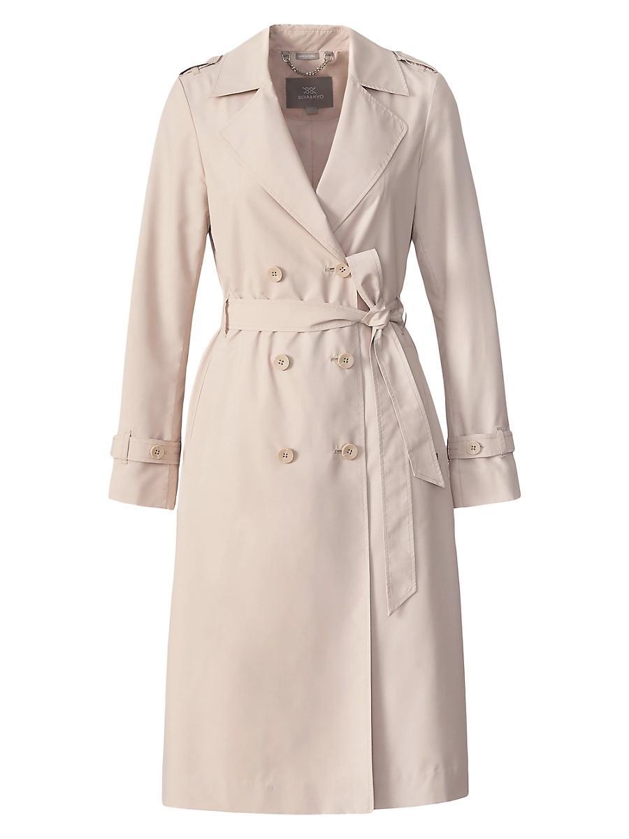 Ultra-Light Water-Repellent Packable Trench Coat Product Image