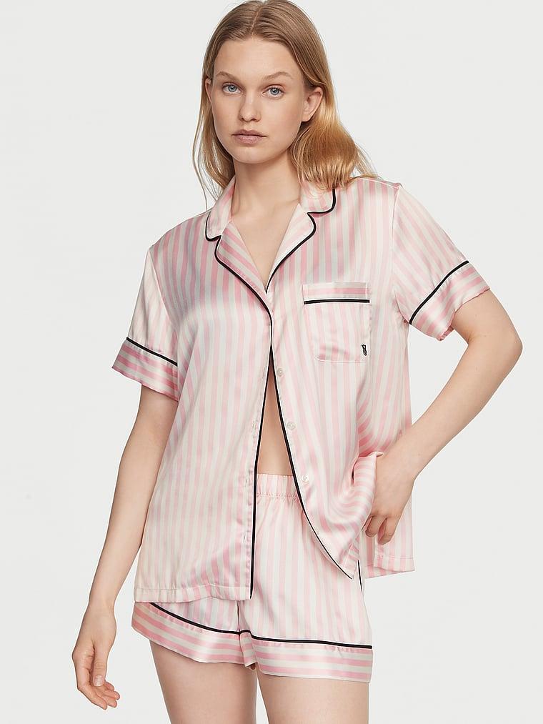 Satin Long Pajama Set Product Image
