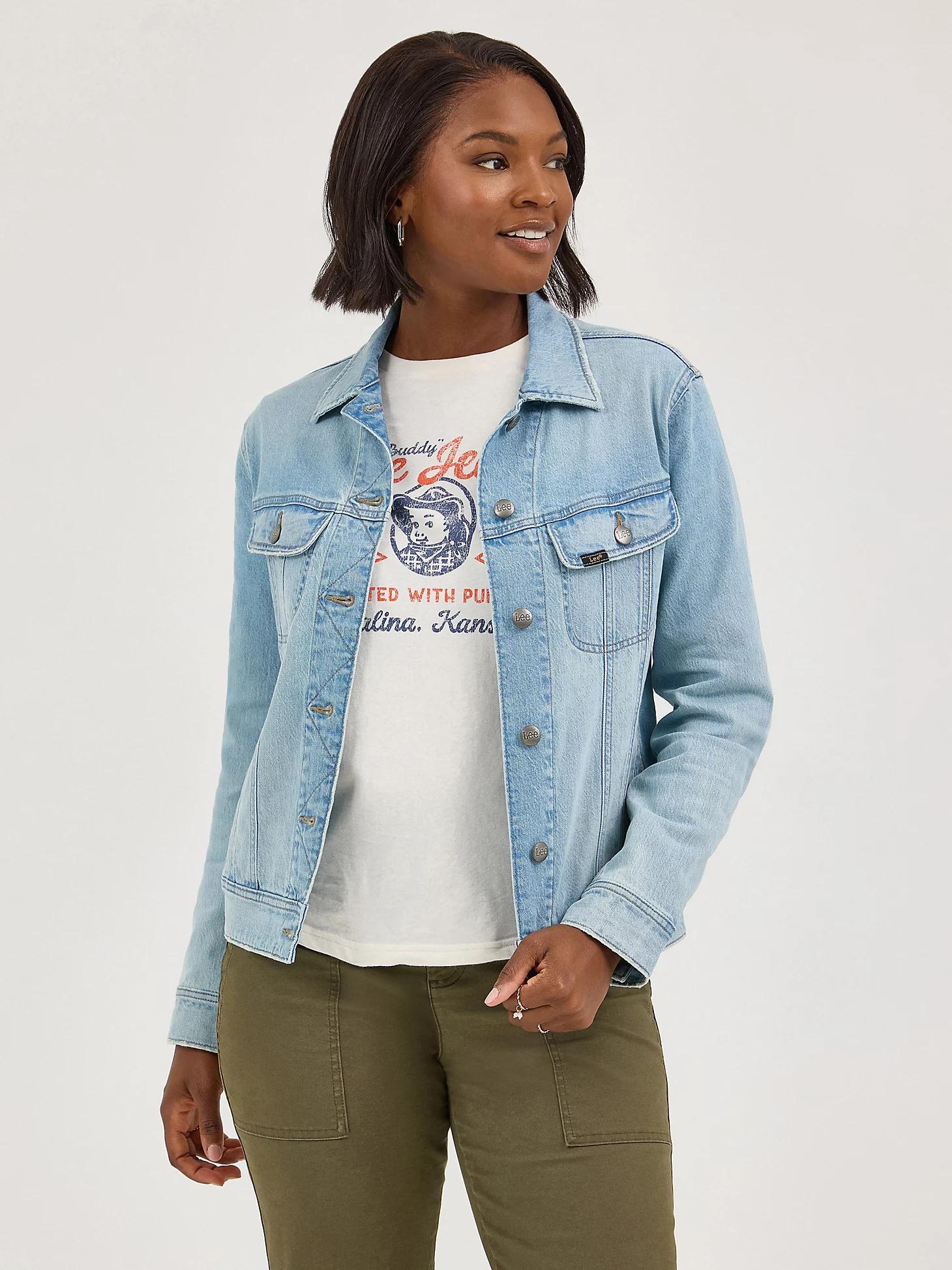 Women’s Legendary Regular Fit | Denim Jacket | Lee® Product Image