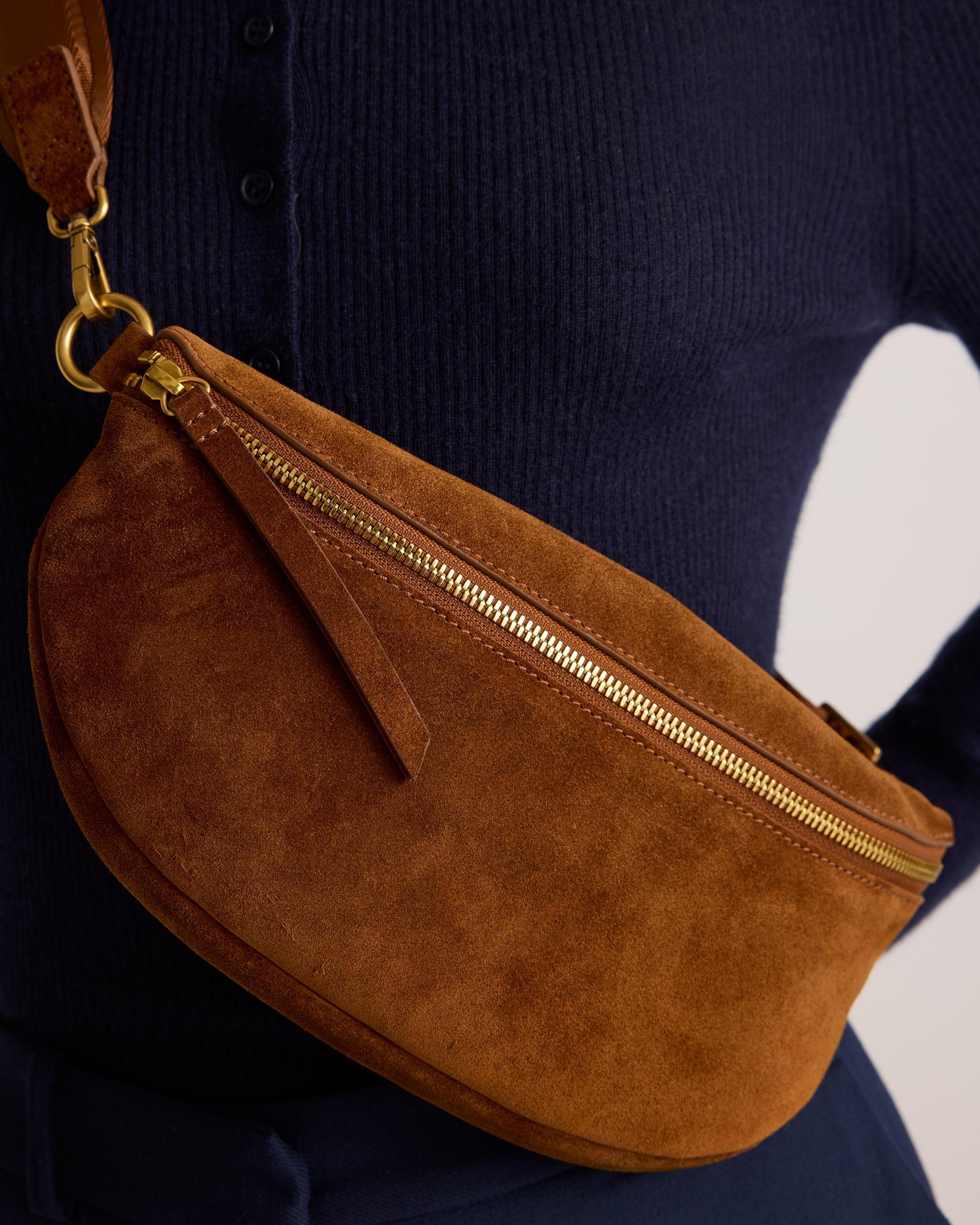 Quince | Women's Italian Suede Sling Bag Suede Leather Product Image