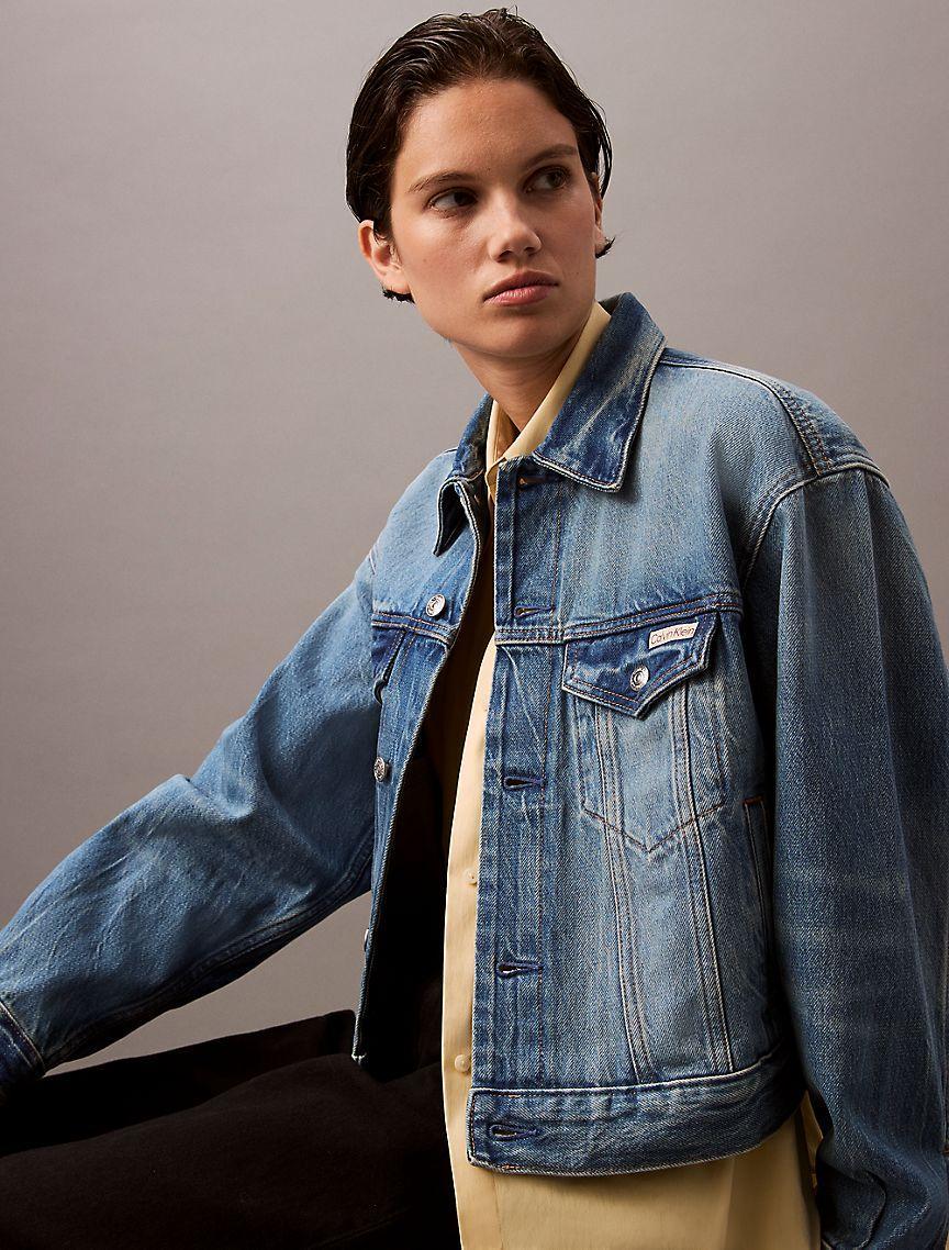 90s Denim Trucker Jacket Product Image