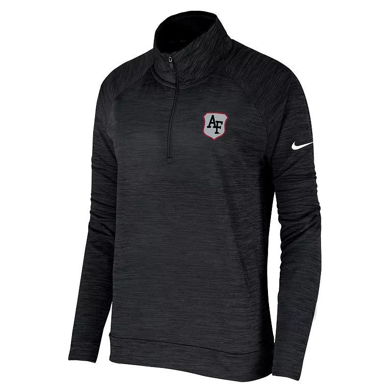 Women's Nike Black Air Force Falcons Special Operations Command Quarter-Zip Pullover Top, Size: XL, Afa Black Product Image