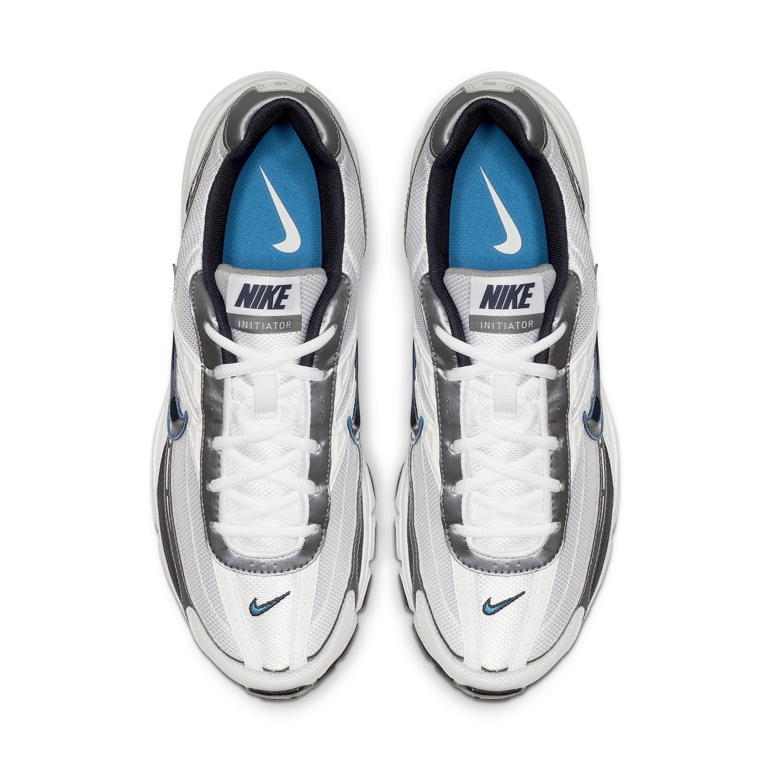 Nike Initiator Mens Running Shoes Grey Silver Black Product Image