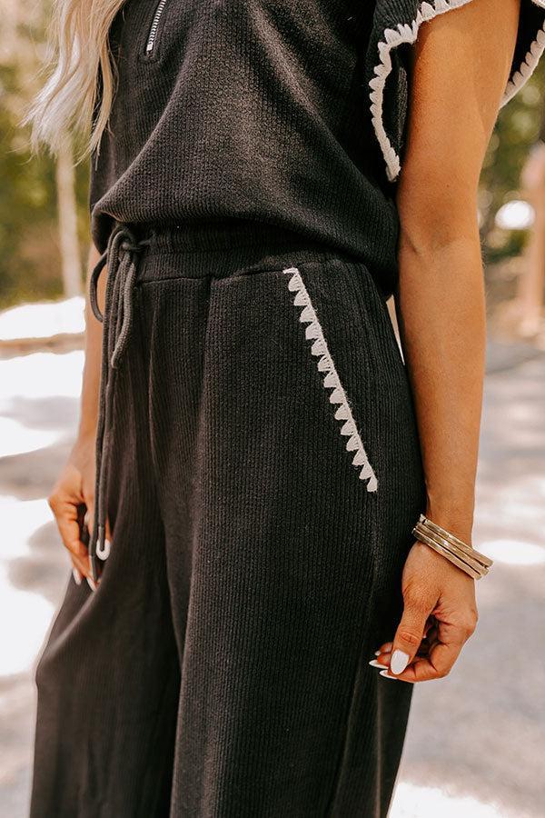 Small Town Cafe High Waist Wide Leg Pants Product Image