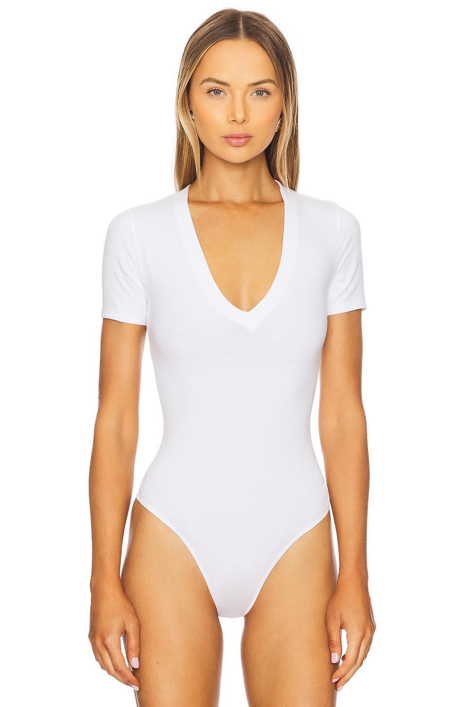 Deep V Bodysuit Good American Product Image