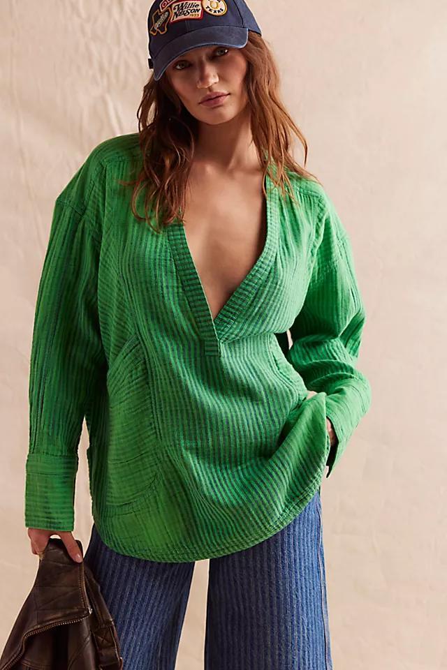 We The Free By The Shore Wednesday Striped Shirt Product Image