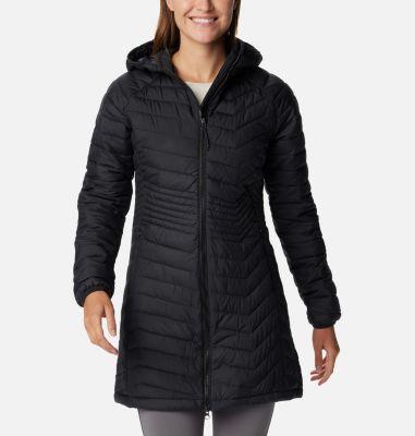 Women's Columbia Powder Lite Water-Resistant Midweight Jacket, Size: Small, Black Product Image