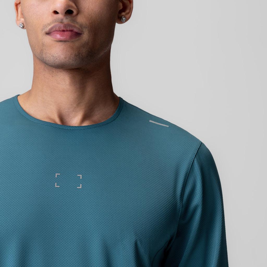 0907. AeroSilver® Training Long Sleeve - Storm "Space Bracket" Product Image