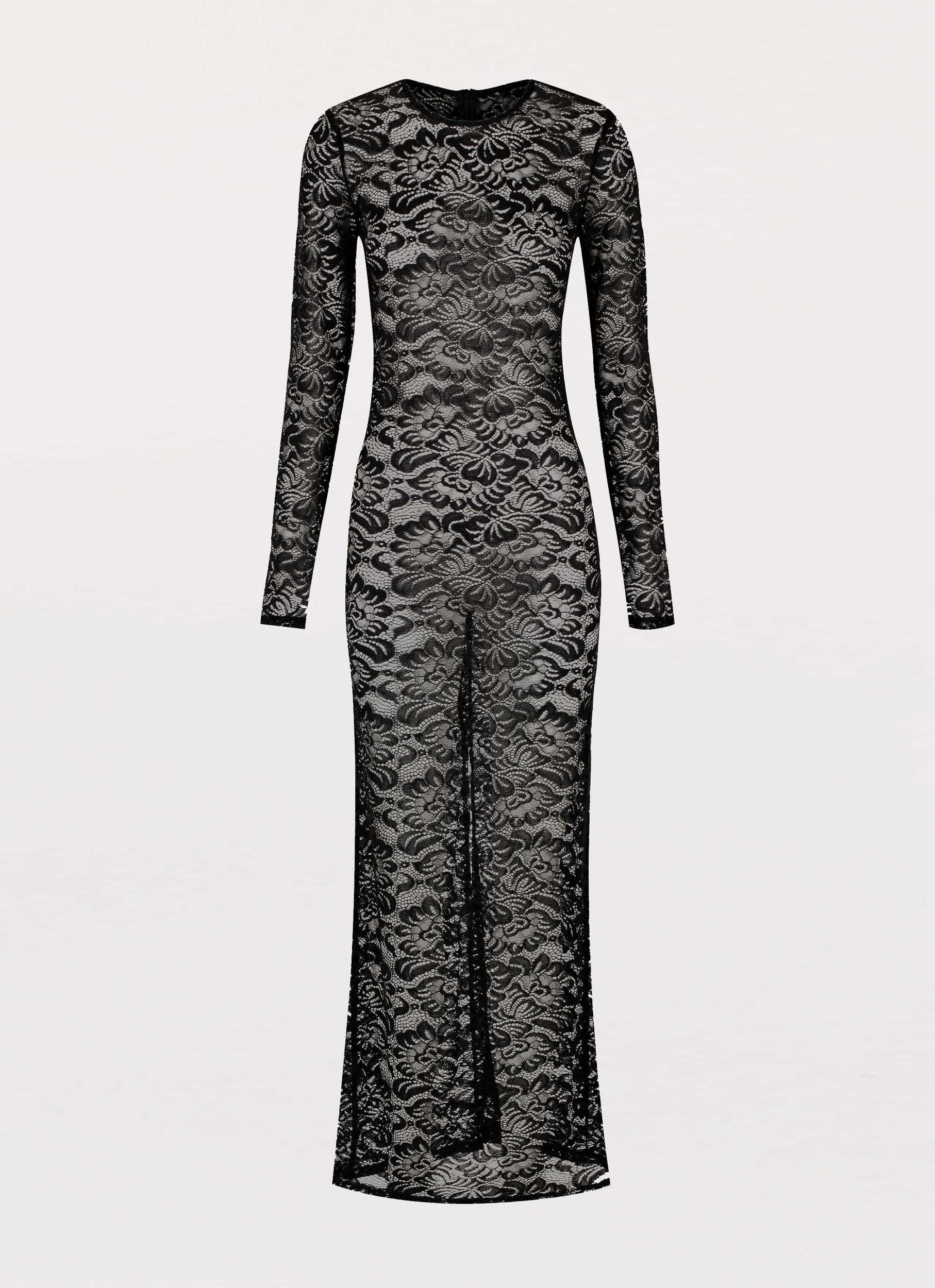 Luella Lace Maxi Dress - Black Product Image