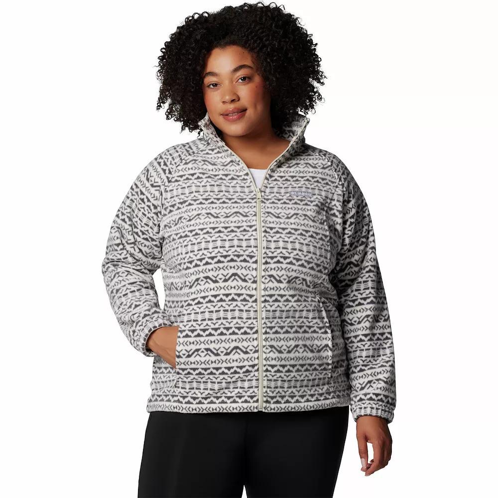 Plus Size Columbia Benton Springs™ Floral Print Jacket, Women's, Size: 1XL, Daredevil Omblur Tonal Product Image