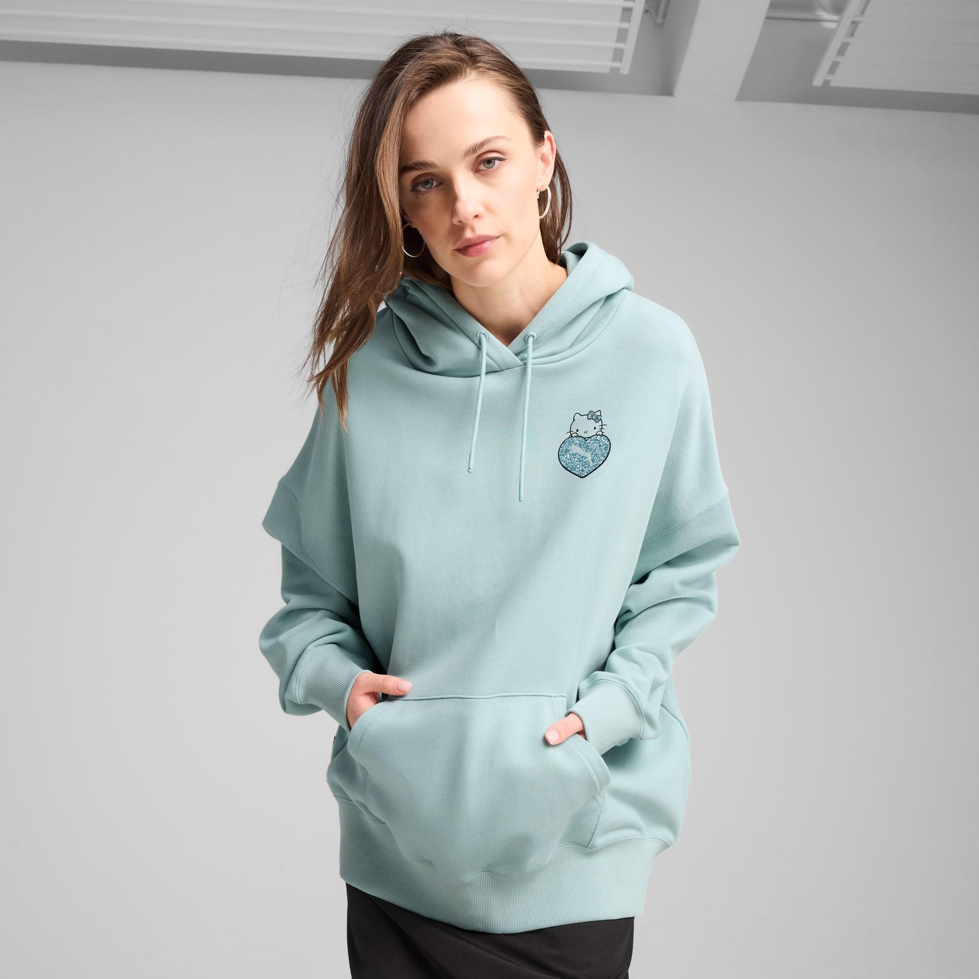 PUMA x HELLO KITTY® AND FRIENDS Women's Graphic Oversized Training Hoodie Product Image
