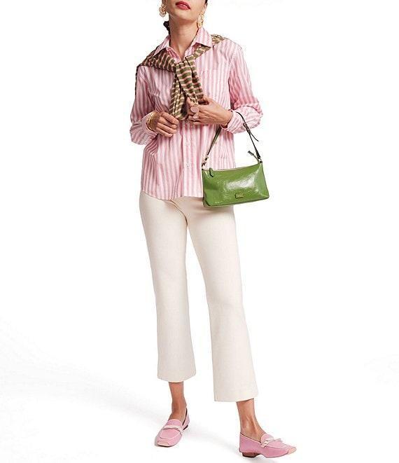 FRANCES VALENTINE Wonder Flat Front Cropped Pull-On Pants Product Image