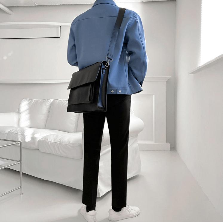 RT No. 2561 BLUE BUTTON COLLAR JK Product Image