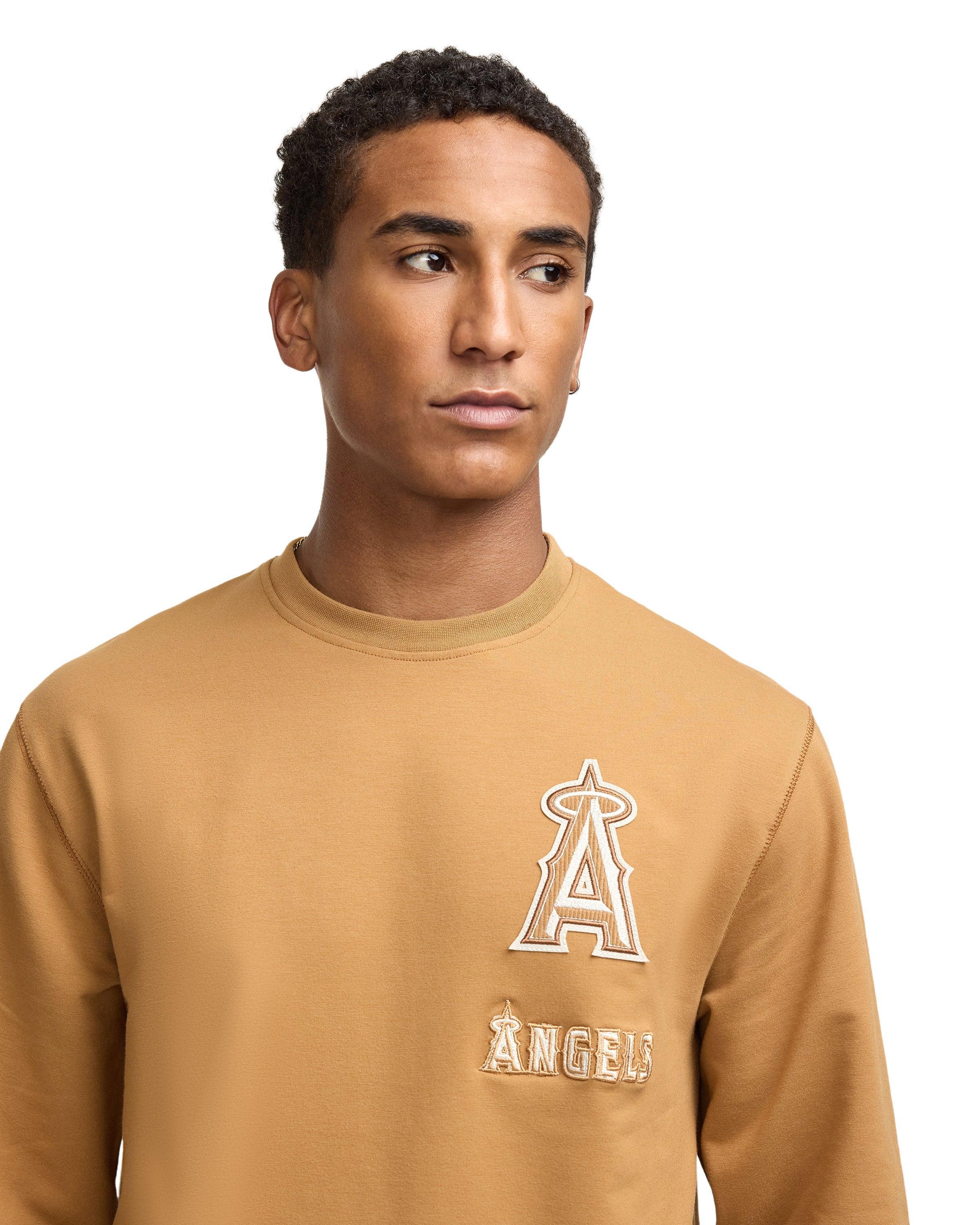 Atlanta Braves Light Bronze Logo Select Crewneck Male Product Image