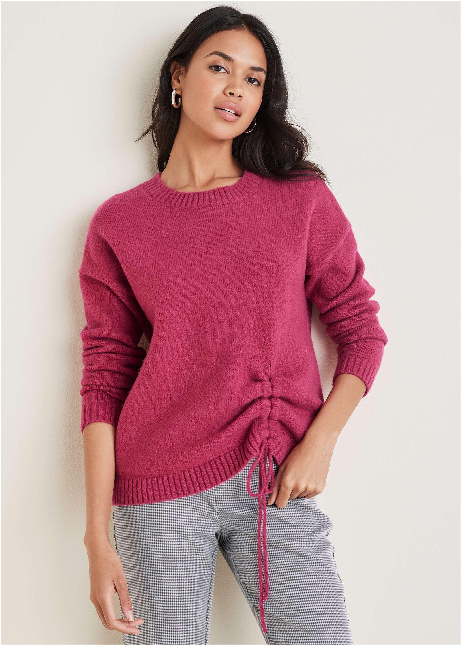 Ruched Sweater - Vivacious Product Image