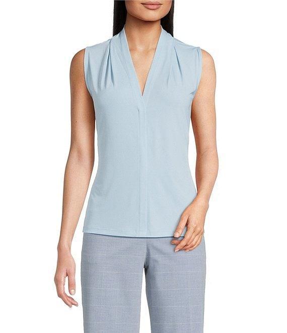 Calvin Klein Matte Jersey V-Neck Sleeveless Cami Product Image