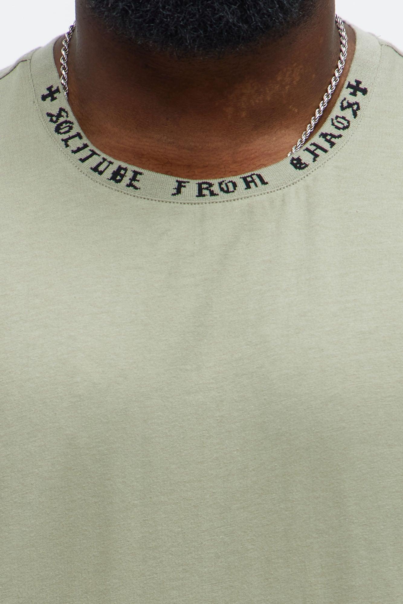 Short Sleeve Solitude From Chaos Tee - Sage Product Image