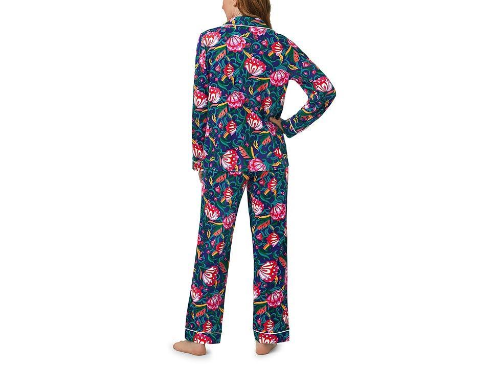Floral-Print Organic Cotton Jersey Pajama Set Product Image