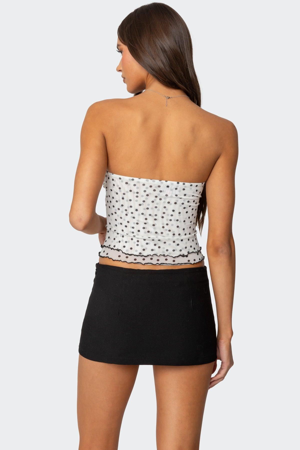 Laurie Polka Dot Tube Top Product Image