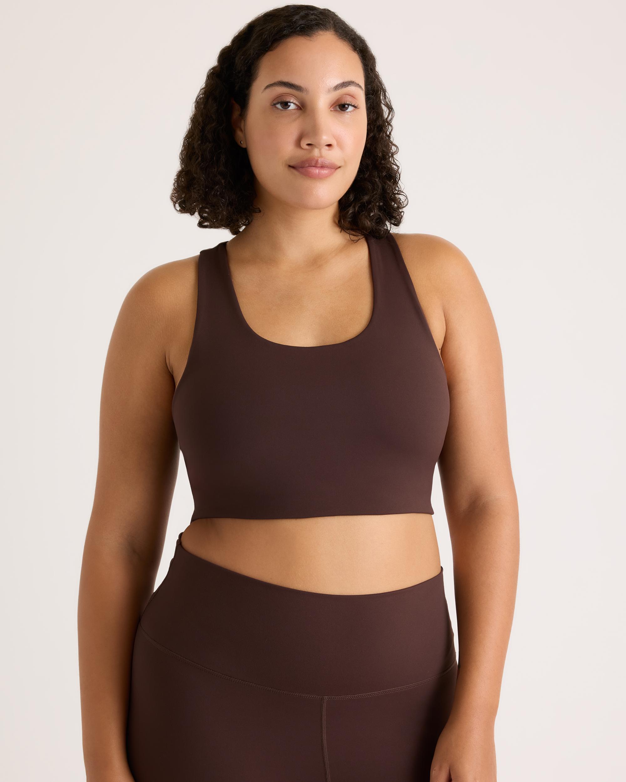 Quince | Women's Ultra-Form Scoop Neck Longline Bra Size XL, Nylon/Spandex Product Image