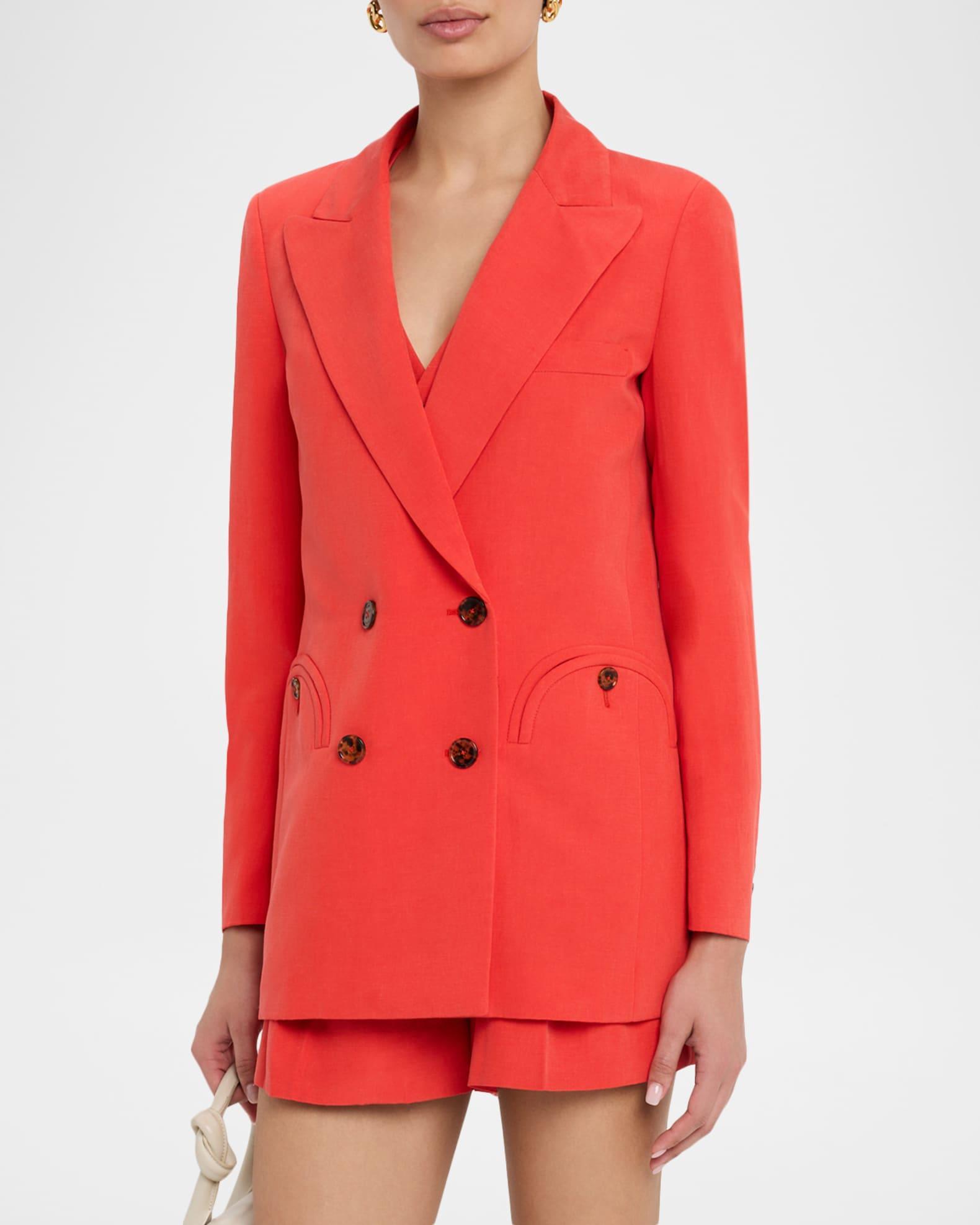 Flica Double-Breasted Everyday Blazer Product Image