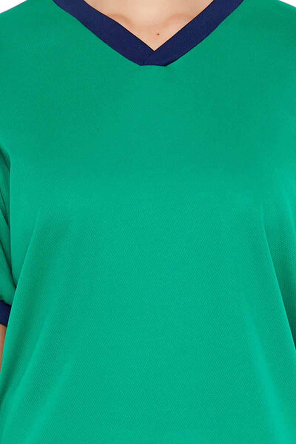 V-Neck Ringer Jersey | Forever 21 Product Image