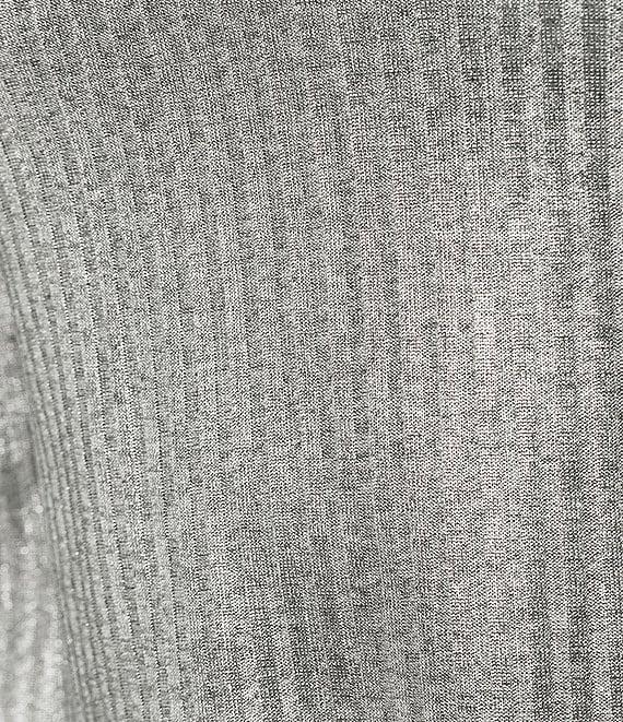Double Zero Long Sleeve Metallic Foil Top Product Image