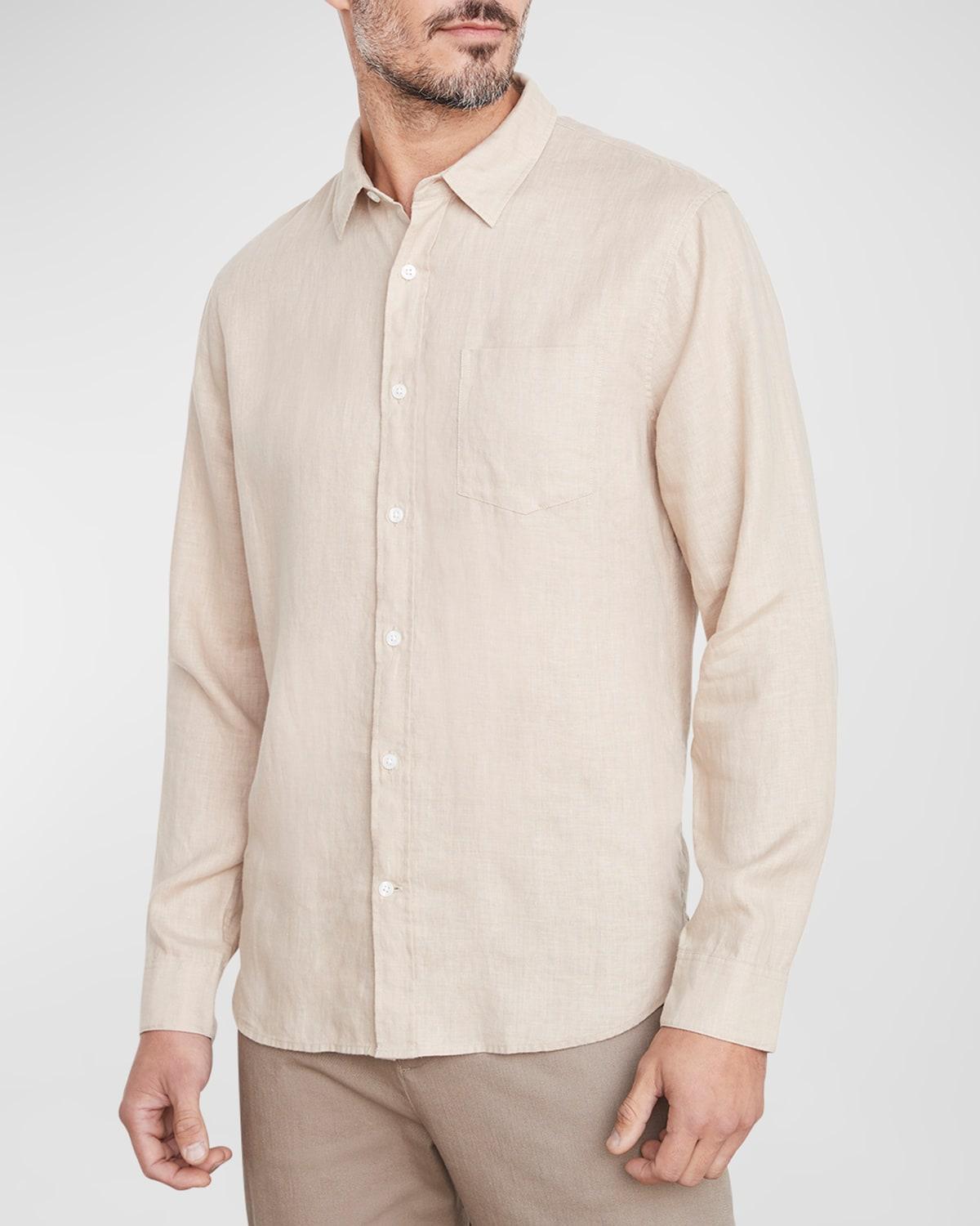 Mens Linen Sport Shirt Product Image