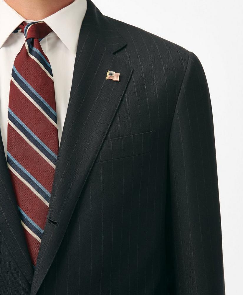 American-Made No.1 Sack Suit in Pinstripe Wool Product Image