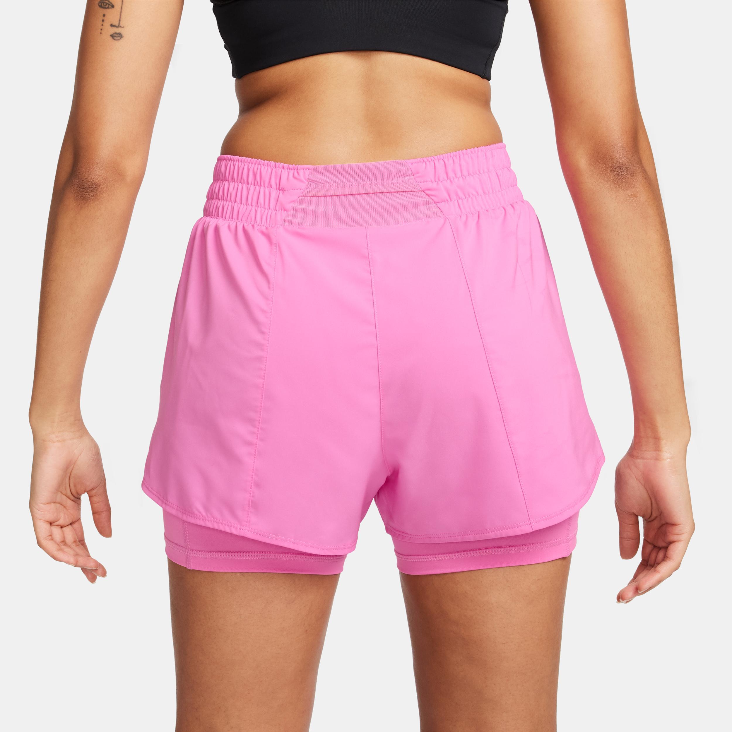 Nike Women's One Dri-FIT High-Waisted 3" 2-in-1 Shorts Product Image