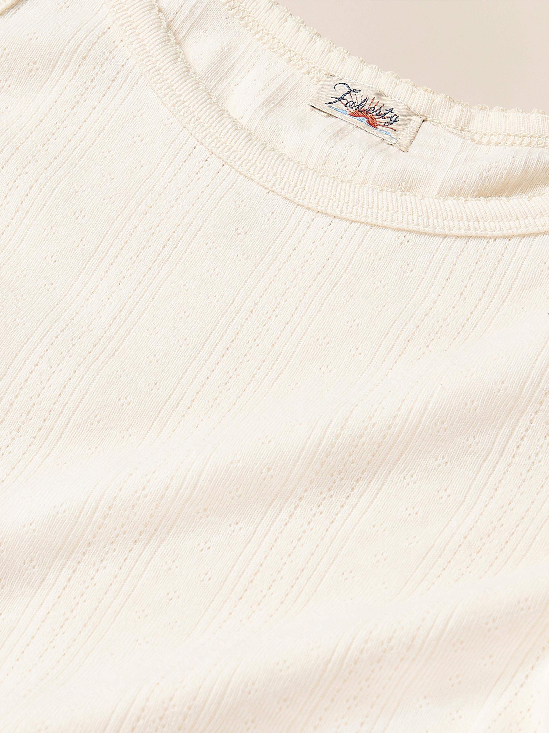 Pacific Pointelle Tank - Egret Female Product Image