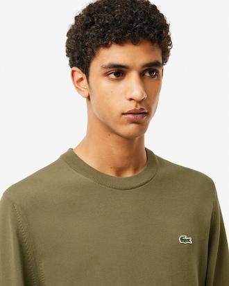 Men's Crew Neck Cotton Sweater Product Image