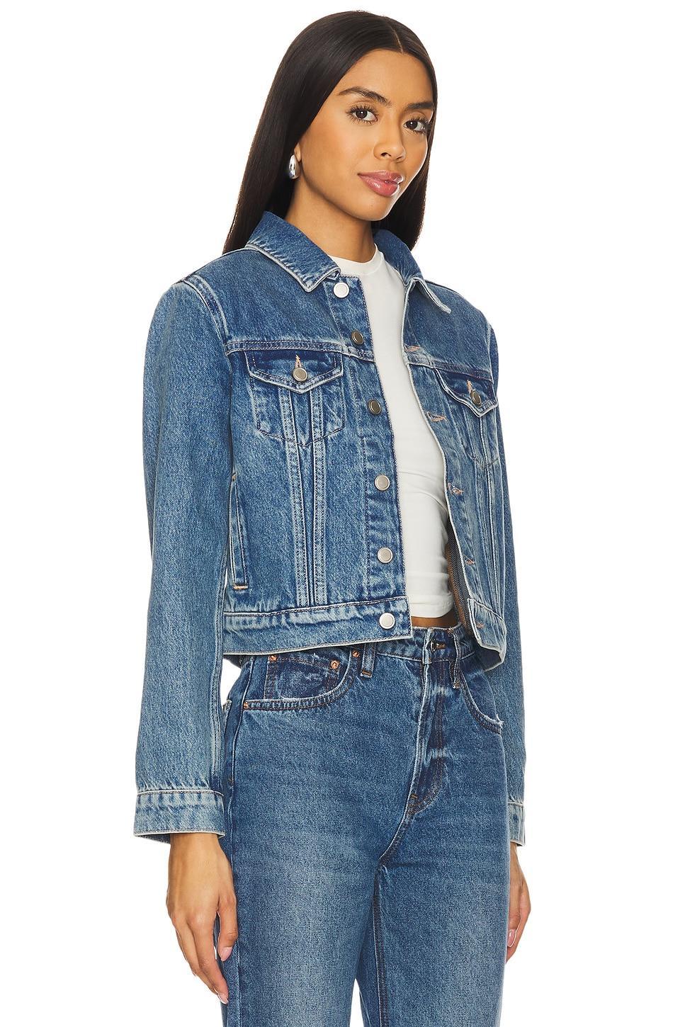 Shrunken Trucker Jacket Good American Product Image