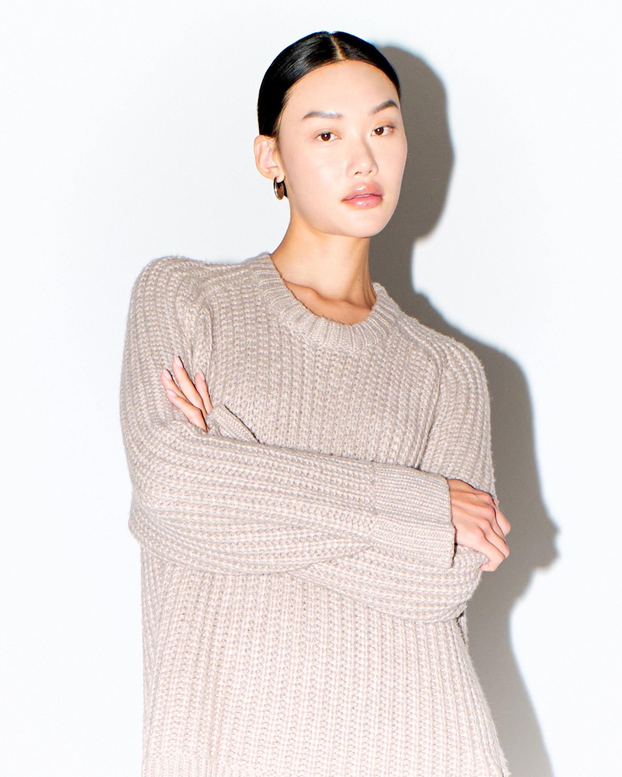 The A&F Madeline Wool-Blend Crew Sweater Product Image