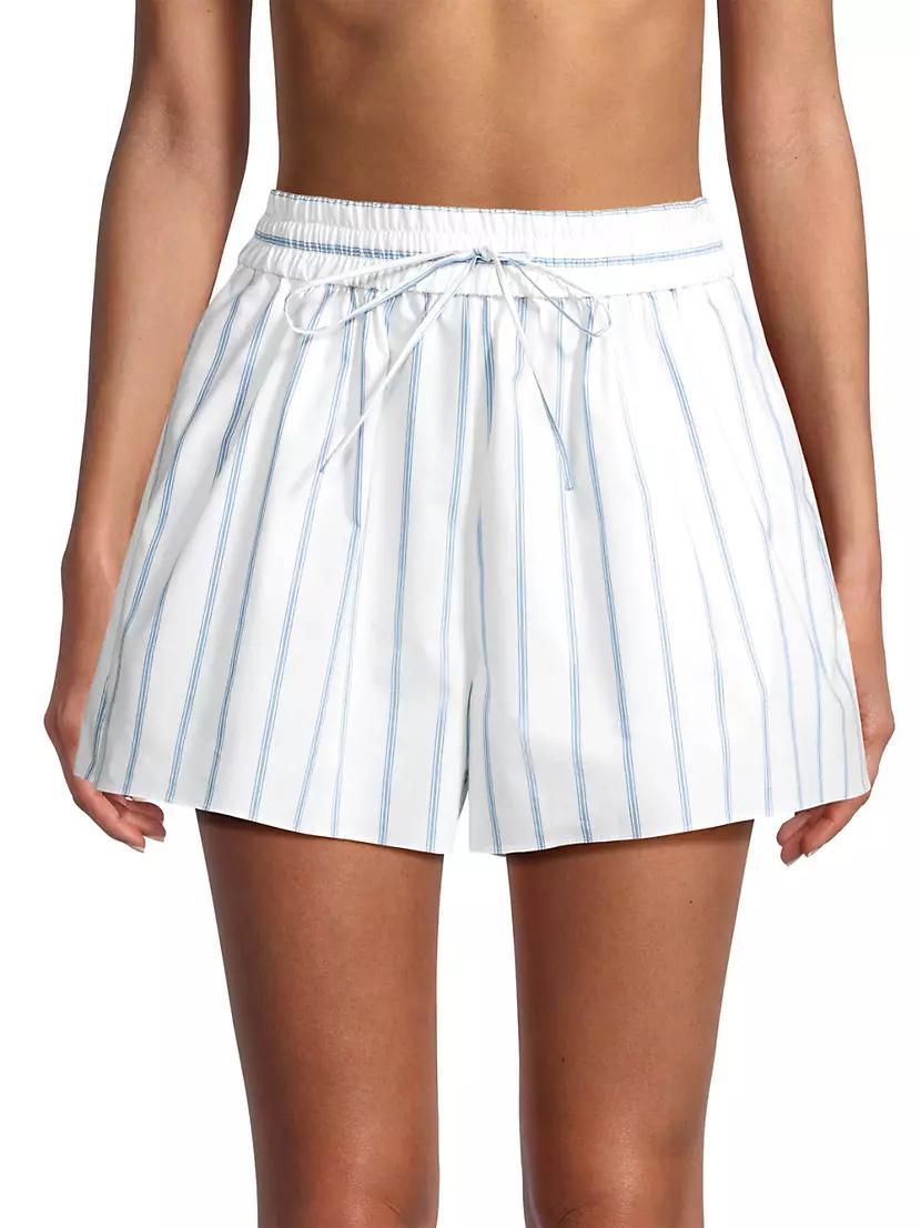 A La Plage Sammy Striped Jacques Cotton-Blend Short Product Image